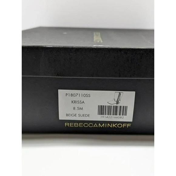 Rebecca Minkoff Women's Krissa Suede Fringe Low-Heel Boots Size 8.5 (MSRP $198) - Picture 12 of 12